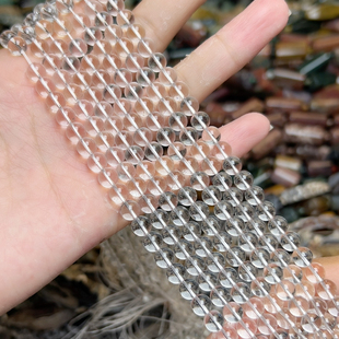 白水晶圆珠6mm拍一发二