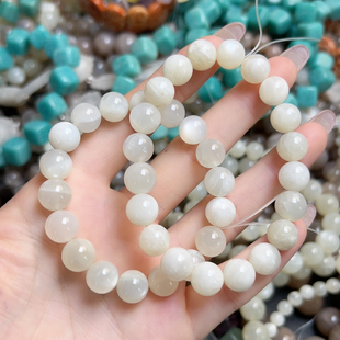 M368 10mm天然白月光手串两条