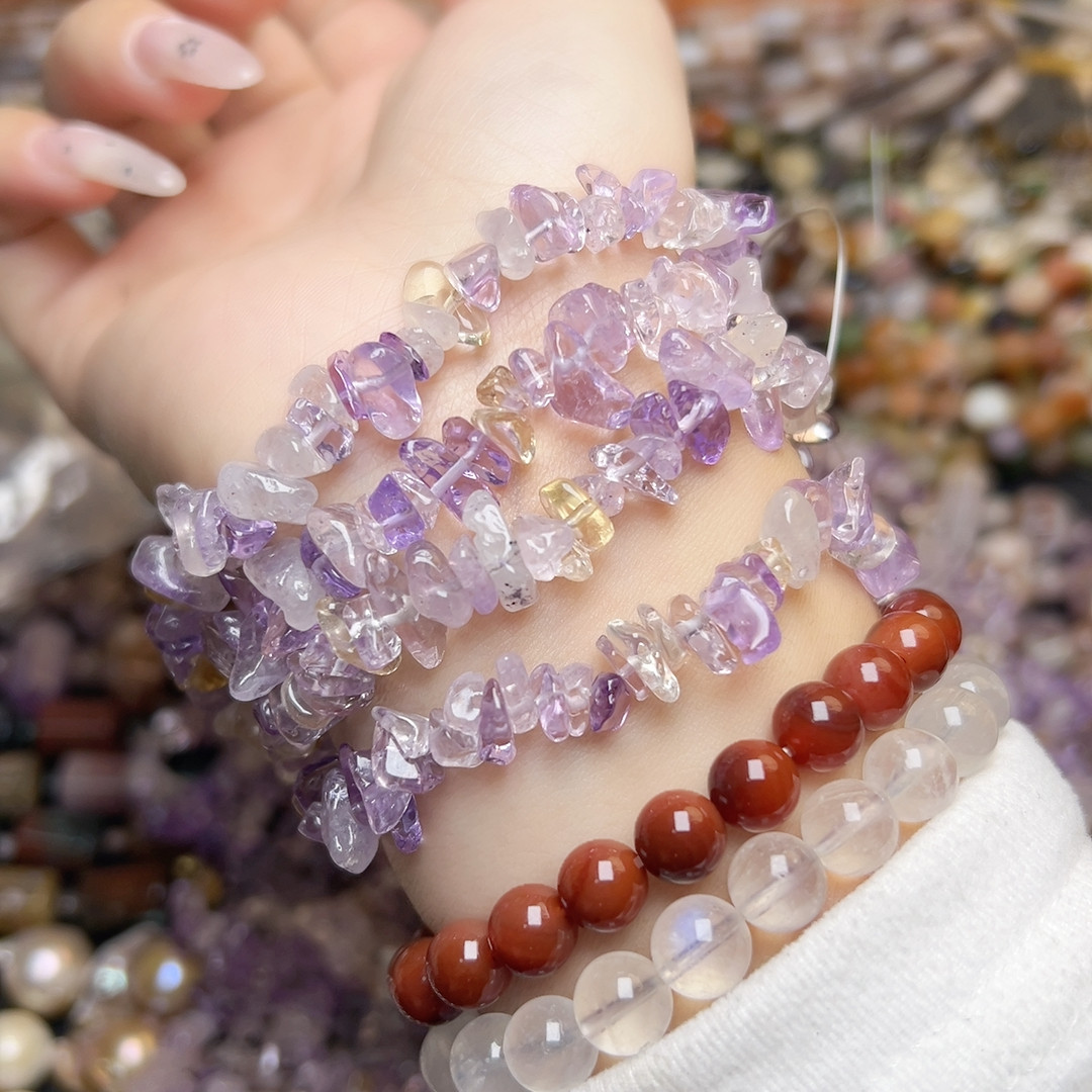 C709 天然紫黄晶叠片一条绕手四圈,饰品/流行首饰/时尚饰品新,其他DIY饰品配件,淘宝优惠券,粉丝福利购,淘宝优惠卷