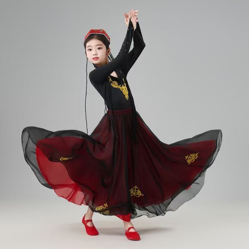 新疆舞蹈演出服新款维吾尔族