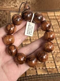 海南黄花梨油梨对眼鬼脸2.0盘玩手串佛珠海口发货一物一拍0203