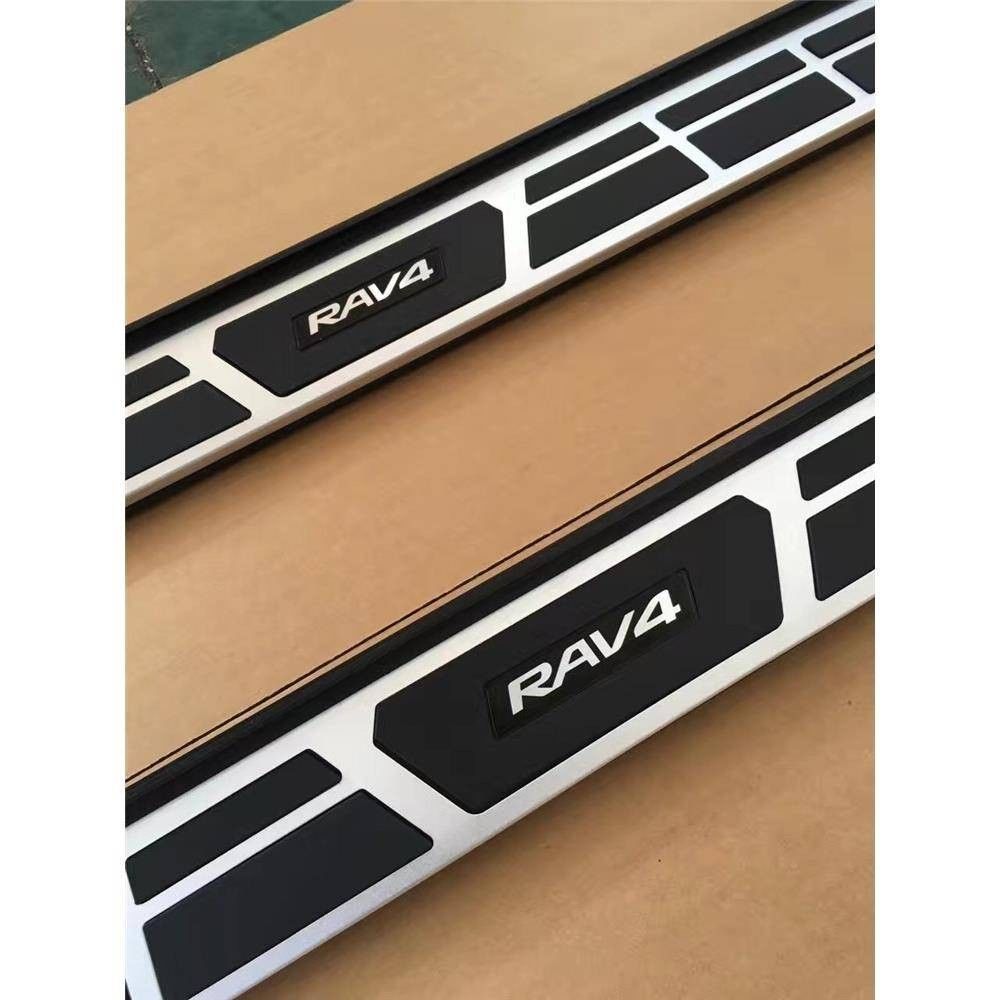 -迎宾脚踏板登车RAV4踏板丰田荣放专用1418款侧包邮RV4新老款原厂
