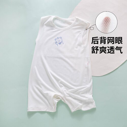 【后背透气】宝宝夏季薄款连体衣