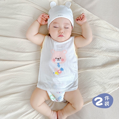 夏季婴儿无袖薄款打底背心