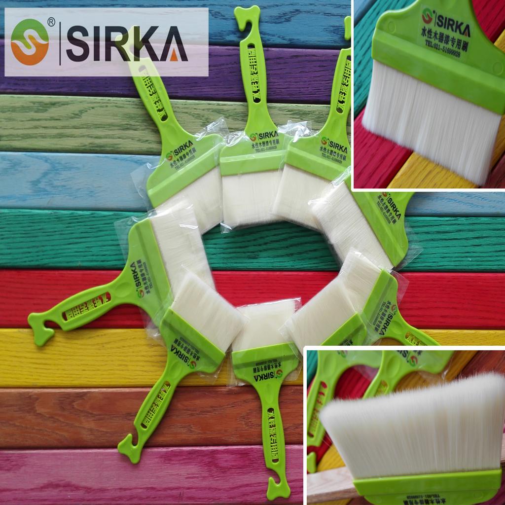 SIRKA水性漆木器漆专用纤维刷 不掉毛 无刷痕 高品质油漆刷子
