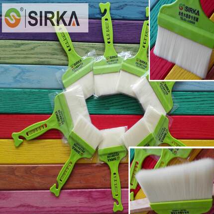 SIRKA水性漆木器漆专用纤维刷 不掉毛 无刷痕 高品质油漆刷子
