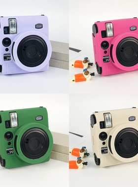 适用富士MINI99硅胶套 拍立得MINI90皮套 EVO相机包SQ6外壳mini40