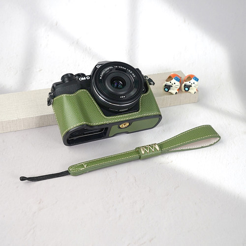 适合奥林巴斯epl9/epl8相机包EM10四代保护套EP7/OM1/OM5底座手绳