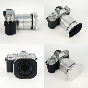 复古方形遮光罩适用于富士35ｍｍF2铭匠56/35mm镜头适马62mm遮光