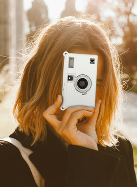 适用柯达H35胶卷机硅胶套半格保护壳h35n简约防撞相机包H35N配件