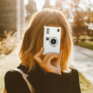 适用柯达H35胶卷机硅胶套半格保护壳h35n简约防撞相机包H35N配件