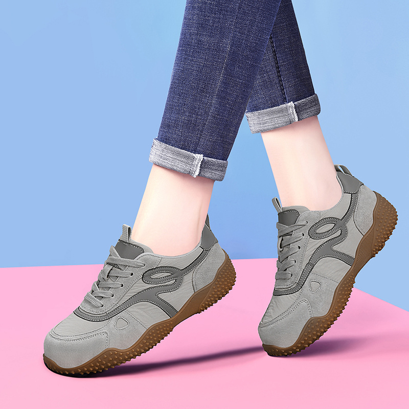 官网真皮软底旅游休闲运动德训鞋