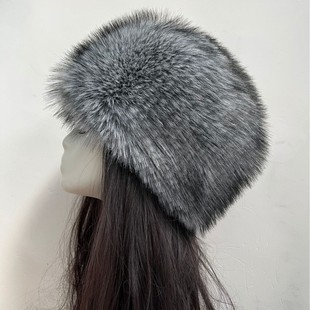 Women Girl Winter Fluffy Faux Fur Hat Warm Cap 仿皮草帽女
