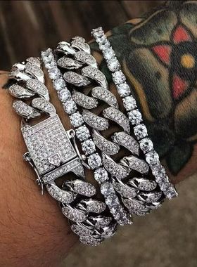 欧美嘻哈手链LuxuryBracelet