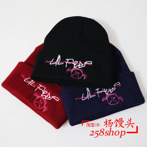 xxxtentacion lil peep beanie hat 利尔皮普针织帽套头帽毛线帽