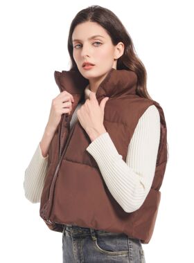 New Winter Cotton Vest Women Warm Coat Jacket 无袖外套马甲女