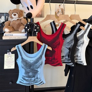 Girl Short Slim Style Sleeveless Women Hot Vest American Top