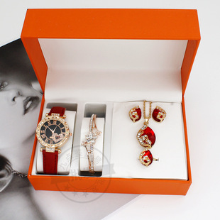 Necklace Set Lady Women Jewelry Bracelet Gift 手表礼物 Watch