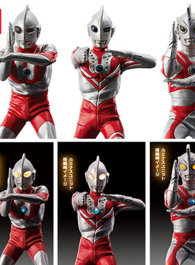 万代扭蛋奥特曼发光人偶闪耀SP3 初代 佐菲 艾斯现货儿童玩具