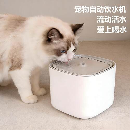 2026新款宠物猫咪饮水机大容量静音自动过滤循环活水智能饮水器