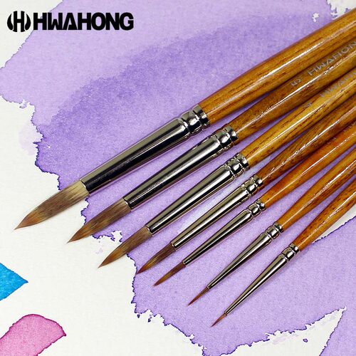 尼龙笔毛水彩画笔勾线笔HHWAHONG