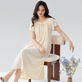爆款睡裙女2026年新款夏季莫代尔女士夏款轻巧家居服睡衣女款夏天