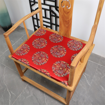 实木红木新中式防滑椅垫