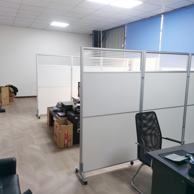 办公室屏风隔断移动折叠挡板简易车间职员办公桌椅档板