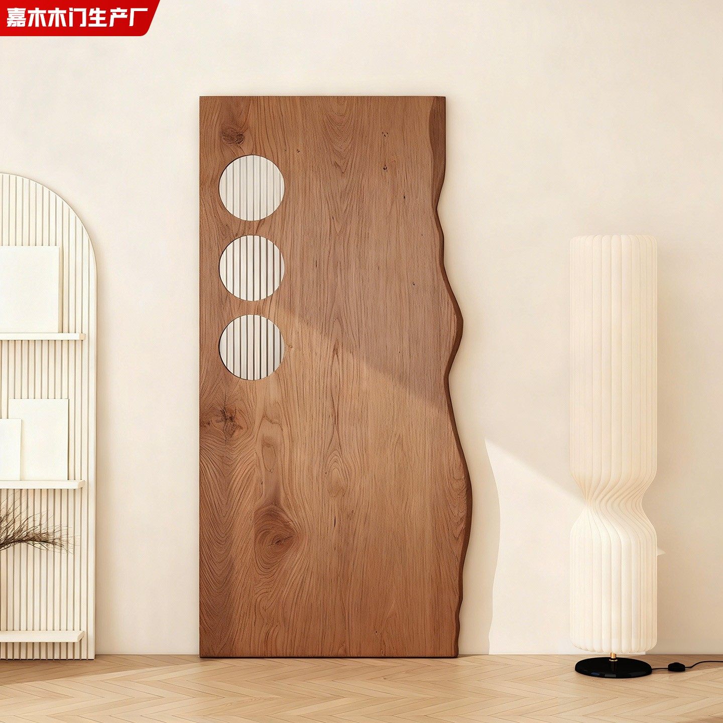 幽灵洞洞门中古风移门异形谷仓门