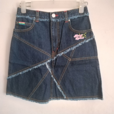 日单daisy lovers牛仔拼接休闲短裙半身裙160