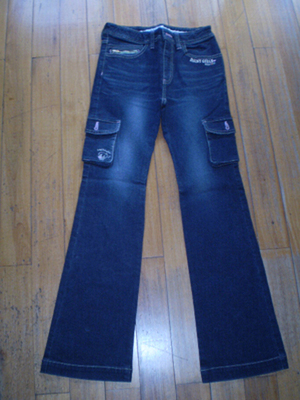 DAISY LOVERS二侧贴袋牛仔长裤150/160-B