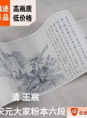 古画真迹复制清王宸仿宋元山水