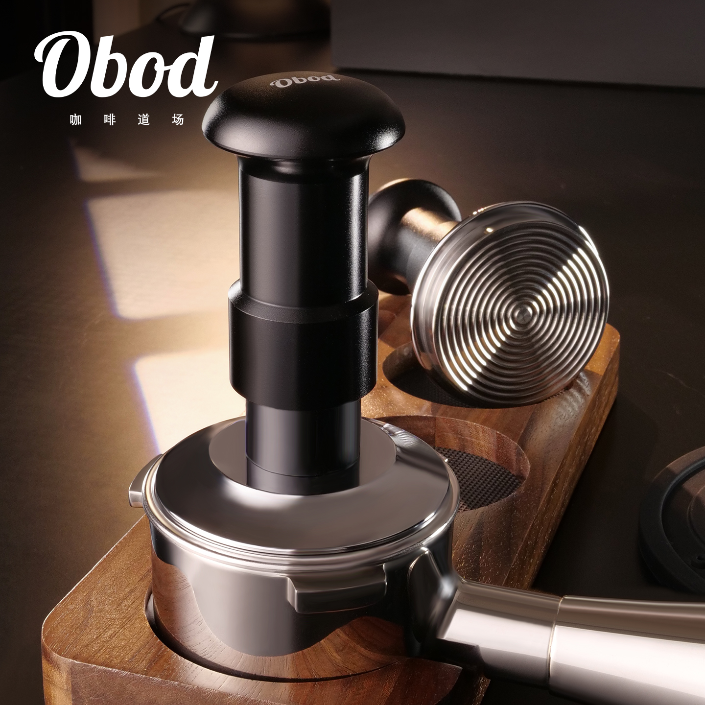 意式压粉锤自动回弹压粉器58mm