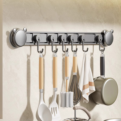 吸盘厨房挂钩免打孔置物架