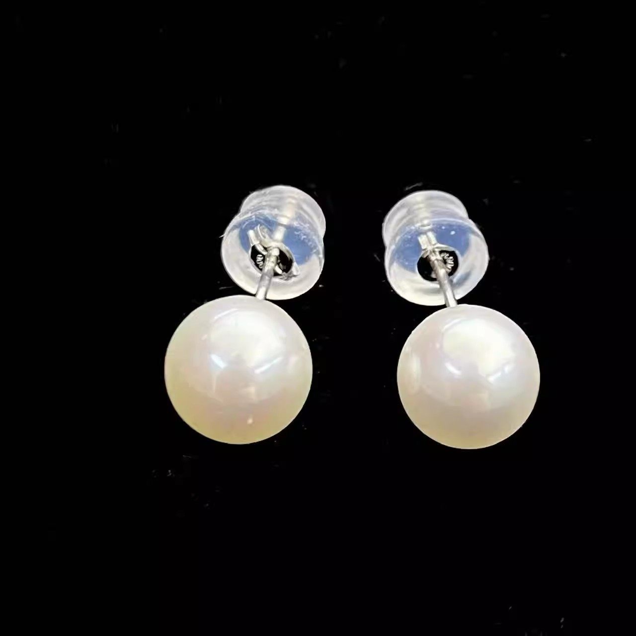 安伯曼日本制akoya海水珍珠18K白金耳钉7.5-8mm,珠宝/钻石/翡翠,耳饰,淘宝优惠券,粉丝福利购,淘宝优惠卷