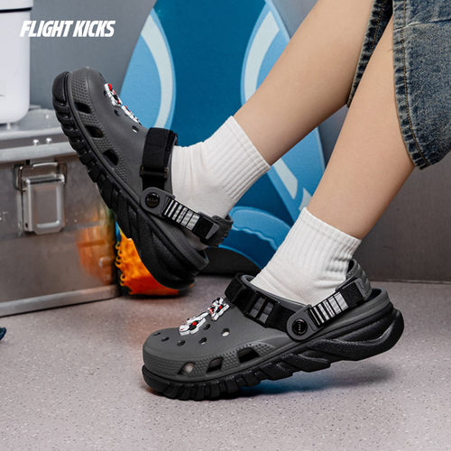 Crocs卡骆驰 蜗轮旷野Clog 男户外包头鞋凉拖鞋洞洞鞋 214215-0SE