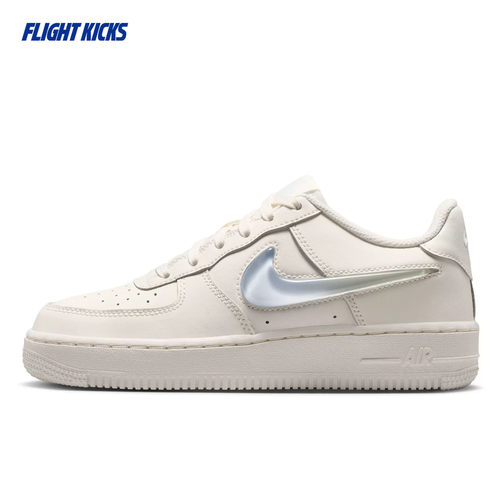 Nike/耐克 AIR FORCE 1 (GS) AF1 大童空军一号低帮休闲鞋 IR0595