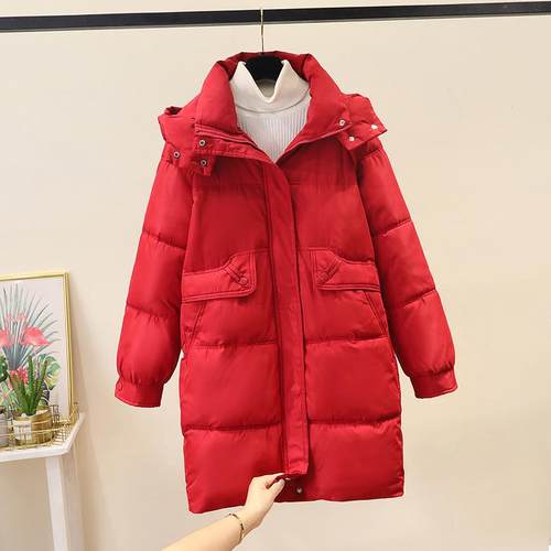 中长款2024冬装新款可拆卸帽棉衣