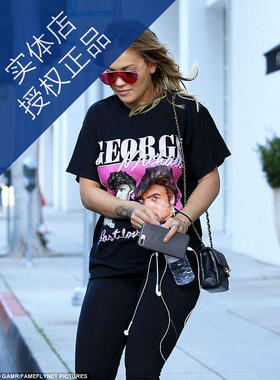 【Ohh】现货Homage George Tees 嘻哈新说唱复古乐团T恤 Band T