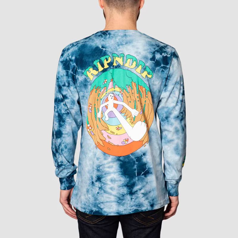 【Ohh】现货RIPNDIP STEP INTO THE WILD L/S TEE美潮贱猫长袖T恤