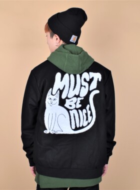 【Ohh】现货RIPNDIP WAVE NERM VARSITY贱猫冬季男士夹克外套
