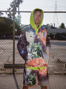 【Ohh】现货RIPNDIP GALACTICA COACHES JACKET贱猫夹克外套