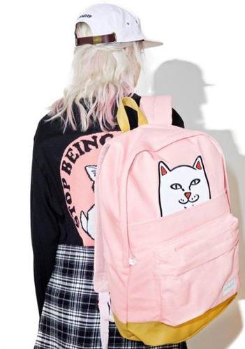 【Ohh】现货RIPNDIP LORD NERMAL JERMAL BACKPACK 贱猫 双肩包