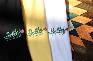 ROSE 圆领T恤 现货BELIEF 夏季 短袖 玫瑰潮牌流行男士 Ohh TEE