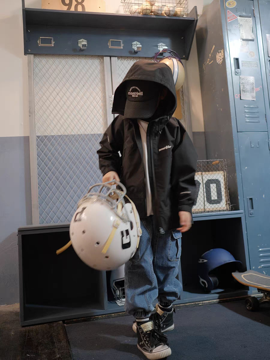 亲子款户外防水冲锋衣外套