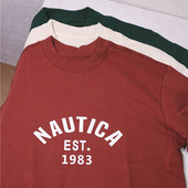 mama 亲子复古中性短T 儿童圆领宽松立体硅胶字母短袖 studio 夏季