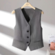 通勤西装 老钱风高级感马甲背心女款 叠穿短款 新款 马夹 外搭2025春季