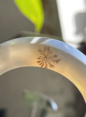 天然海洋玉髓玛瑙手镯高冰缠丝马料大花草花方镯韩版加厚茶色53口