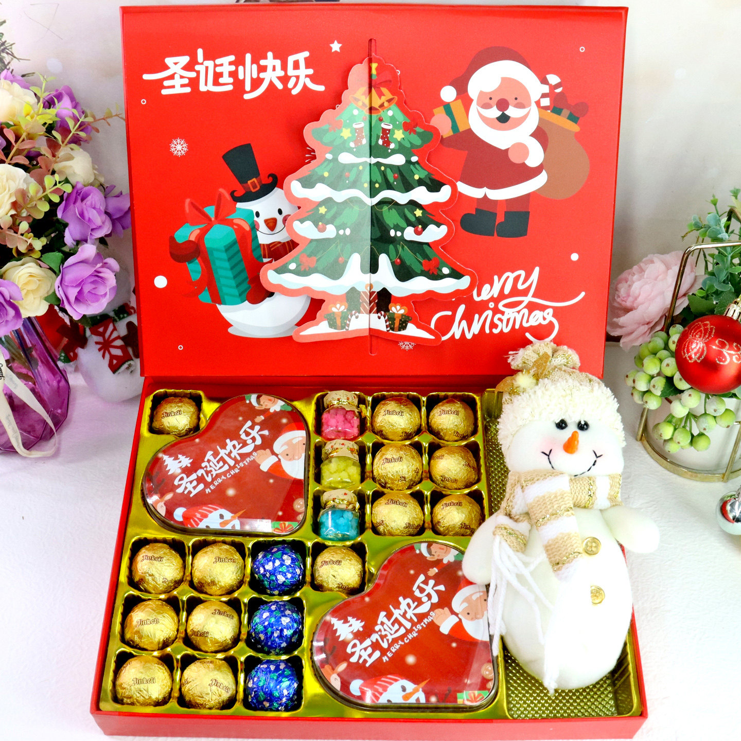 德芙巧克力礼盒装教圣诞礼物送人