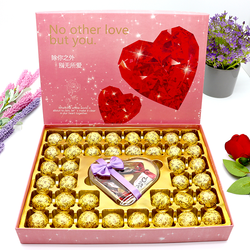 德芙巧克力礼盒装送男女友老婆同事生日中秋节创意表白礼物品零食